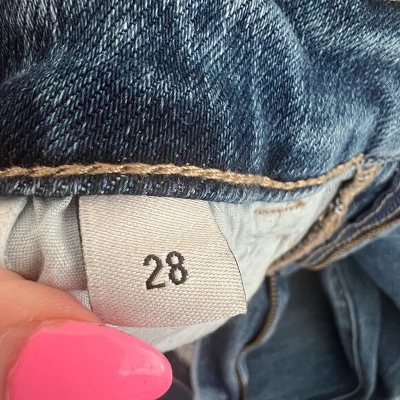 Vervet Special Affair Shirley High Rise Slim Ankle Straight Jeans in Dark Blue - Picture 7 of 13